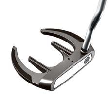 Odyssey White Ice Rossie Putter Face-balanced mallet with a double-bend shaft and full-shaft
