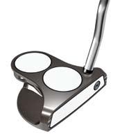 Odyssey White Ice 2-Ball Putter An extended mallet head with a full-shaft offset and