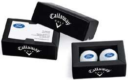 GIFT ITEMS 6GB Valuables Pouch Six Callaway Golf balls, tees, ball markers and a repair tool in a