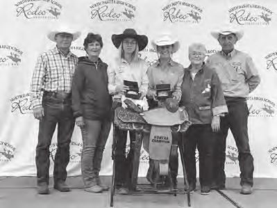 The pair from Ludlow, South Dakota, took first and second in goat tying at the North Dakota High School Finals Rodeo, earning them each a spot at the national competition in Rock Springs, Wyoming,