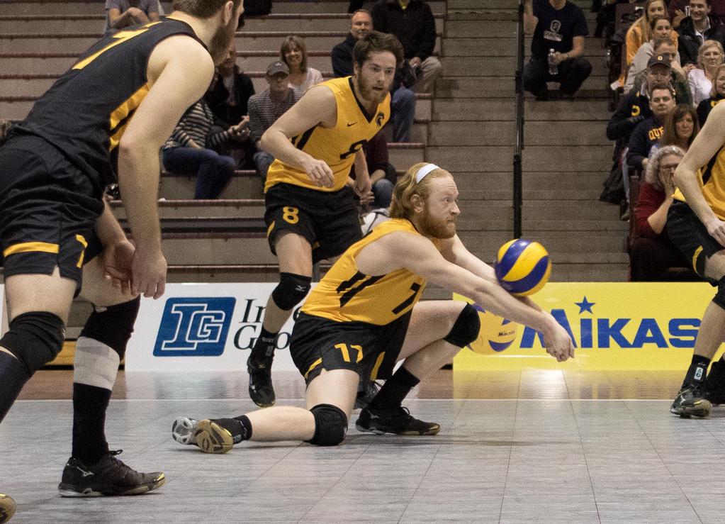 2015-2016; A Season of resiliency The Waterloo Warriors men s volleyball season could have been defined in a moment when the players weren t even on the court.