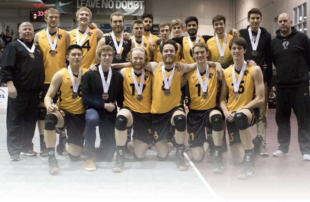 WAterloo men's volleyball history at the cis championships WATERLOO WARRIORS 2015-16 BRONZE medallists Appearances: 7 Last Appearance: 2014-15 Record at CIS Championships: 9-9 Results: 3 Bronze