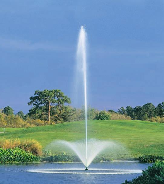 THE COMBO SELECT SERIES DISPLAY FOUNTAIN AERATOR & FOUNTAIN HP 2 Stg. = Two Stage 1 2 3 5 5-2 Stg. 7.5 7.5-2 Stg. GPM Min. Water Depth (Inches) Vert. Single Phase Three Phase Horz.