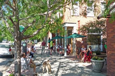 Pedestrian-oriented Neighborhood Streetscape Guidelines for high-quality streetscape design encourage