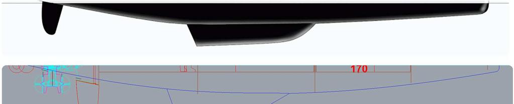 Keel profile view Wisdom of compromise Deep keels are good for performance, bad for shallow