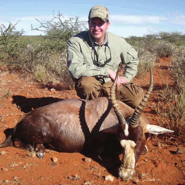 SOUTH AFRICA PACKAGE ONLY $6600 YOU GET 5 ANIMALS, TROPHY FEES INCLUDED 6 DAYS, TAXES, LICENSES & AIRFARE FROM MOST CITIES INCLUDED Graig and Stan Myers made five great shots on Hunt SAGD.