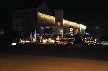 First Place Townhouse in the lighting contest was won by