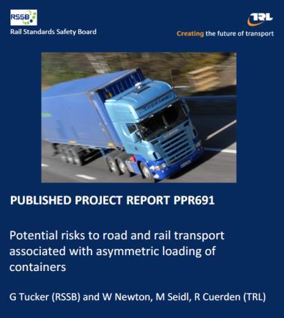 Risk of derailment for container wagons with asymmetric load NB RSSB are now updating this analysis Likelihood = 0.3 derailments pa 0.7 derailments pa? Safety risk = Safety risk = 0.7 x 0.