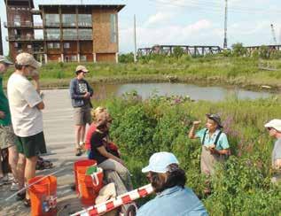 This August, 22 new teachers learned innovative ways to teach about the estuary and environment. They toured green projects in Philadelphia.
