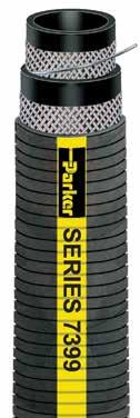 E-Z FORM HT High Temperature Hose Series 7399 Series 7399 is an extremely flexible, lightweight, high temperature (302 F / 150 C) petroleum-based oil suction/return hose designed to resist cracking