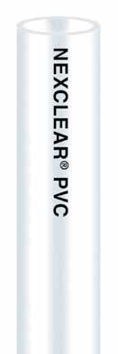 Food & Beverage PVC NEXCLEAR Clear PVC Tubing Series 100 Series 100 is a flexible PVC tubing for light air and water applications.