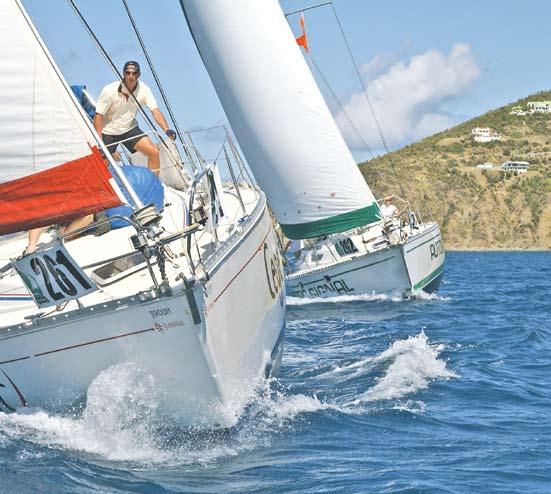 OF CHARTERING With sunny skies overhead and steady trade winds blowing, combining participation in a Caribbean Regatta with extra days of relaxing is a winning idea.