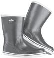 Deck Boots Stay dry and warm. 100% natural rubber, removable inner cushion, non-slip sole, reinforced heel and toe. Mid calf length and knee high boots.