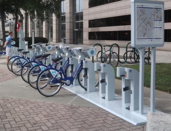 Bike Share Downtown- Exit 30 College