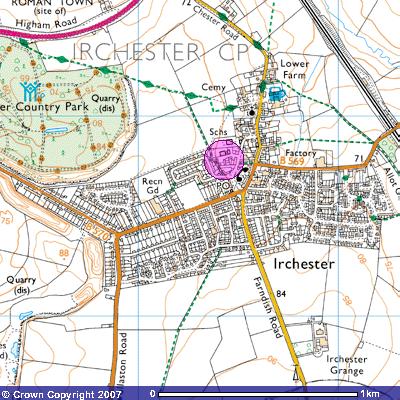 Irchester Community Primary School 1.4 Location Maps The school is on the north side of the village.