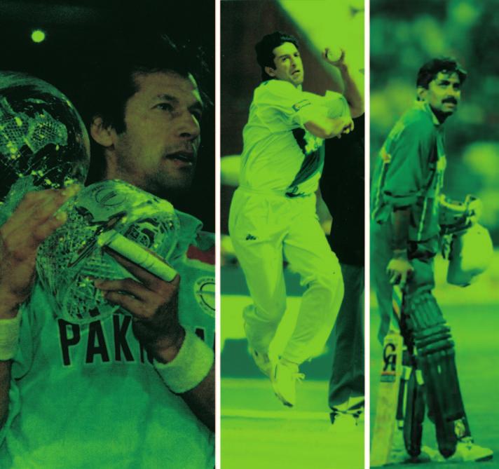 Imran Khan triumph and glory Wasim Akram the second highest wicket-taker ever Javed Miandad the most appearances With a steady batting line up that is a blend of youth and experience and a bowling