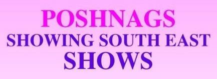 28 th AUGUST 2016 POSH NAGS OPEN SHOWS SADDLESDANE EC,ASHFORD RD.BADDLESMERE.FAVERSHAM,KENT At Online entries close by the Wed. night 10 per class.