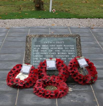 Operations update The memorial garden dedicated to the five men at Mogden and Perry Oaks, who lost their lives during the Second World War, was refurbished last month.