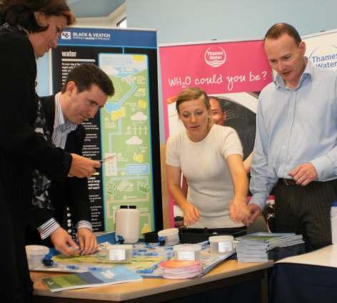In the community Thames Water and contractors Black & Veatch joined forces at two careers fairs.