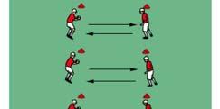 Split players into pairs with one ball between two.