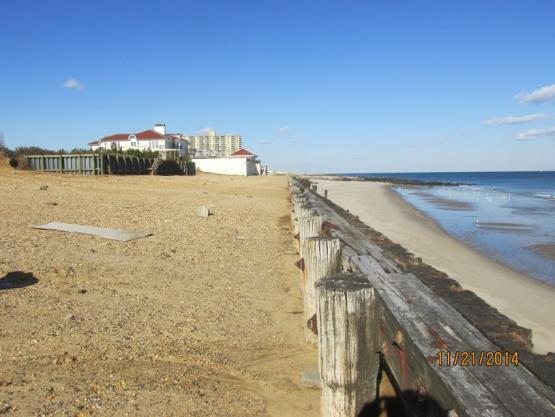 Over a year later the beach is narrower, but still present. Figure 21.