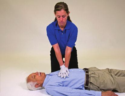 Basic CPR Skills Chest Compressions Skill Sheet 2 Position person face up on flat, firm surface.