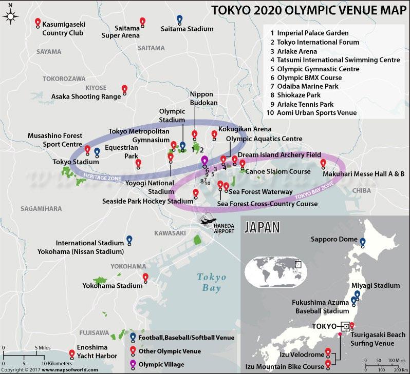 2020 SUMMER GAMES IN TOKYO Heritage Zone. The Heritage Zone encompasses Tokyo s city center and main business area.