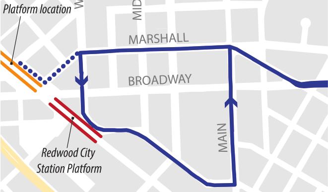 ALTERNATIVE B BROADWAY-MARSHALL MAIN LOOP Broadway to Spring to Marshall to loop on Winslow, Middlefield, and Main Average Score:.8 A.