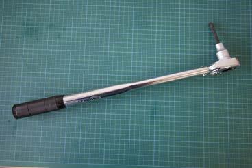 Torque Wrench An adjustable torque wrench with a matching allen insert and/or hex