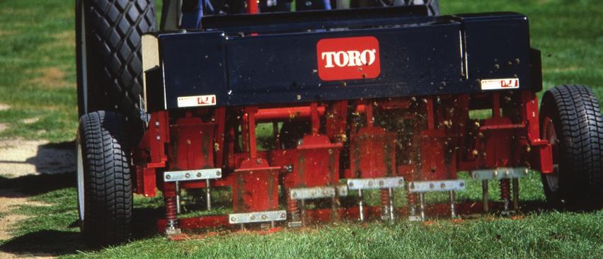 FAIRWAY AERATOR The Fairway Aerator is a legend. Based on the name, one might assume its sole purpose is fairways.