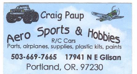 apologies to Bob Daly and the Central Oregon R/C Club.