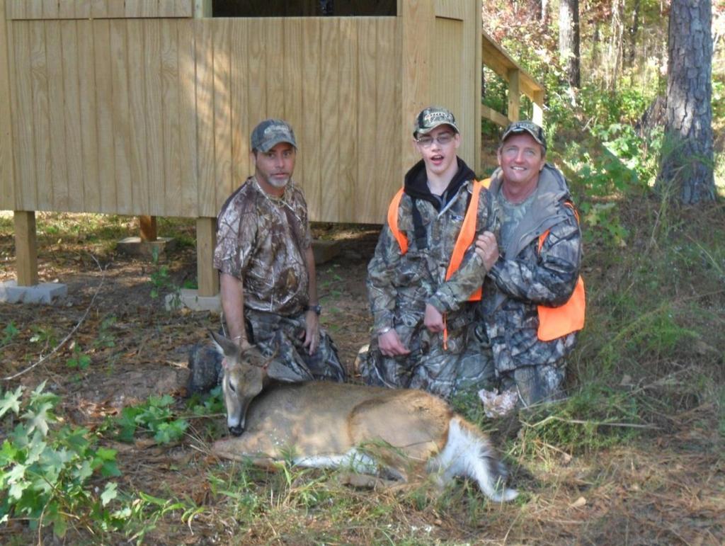 Pictured is Zack Buffington (center) of Gainesville, his father Tony Buffington (right) and Joey Wiggins (left), with SYC, showing off Zack s buck. TALBOT COUNTY On October 26 th, Cpl.
