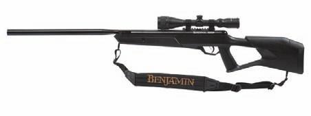 benjamin Trail np2 air rifle series black, wood or camo ambi thumbhole stocks. Choice of scope, some versions incl. an adj., padded sling.