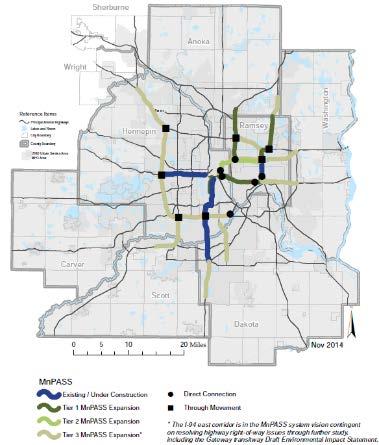 Operations and Capital Plan (2013) 2040 Transportation Policy Plan (2015) Highway 169