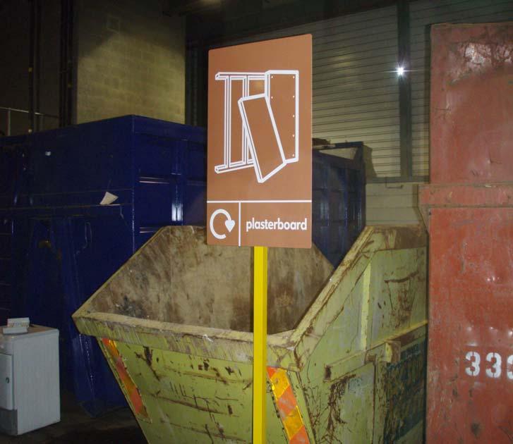 Plasterboard case study Implementing a waste plasterboard collection scheme at Islington Council HWRC A