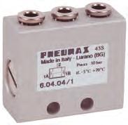 M5 - G " Serie 600 Shuttle valve "AND" - T=4 6.04.04/ Weight gr.