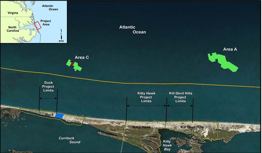 Background Southern Shores Project Limits ~1.6 Miles 1.4 MCY 1,500 feet 80,000 CY ~3.