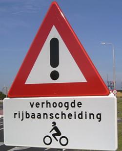 The Dutch manual recognises that to prevent strikes by cars or