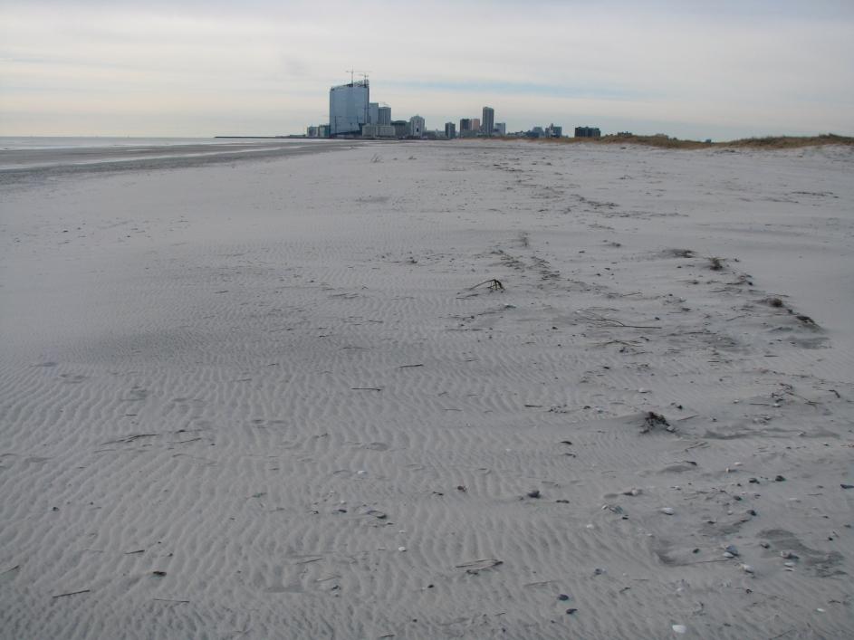 43rd STREET SOUTH, BRIGANTINE - SITE 131 Photo taken December 30, 2009. View to the south.