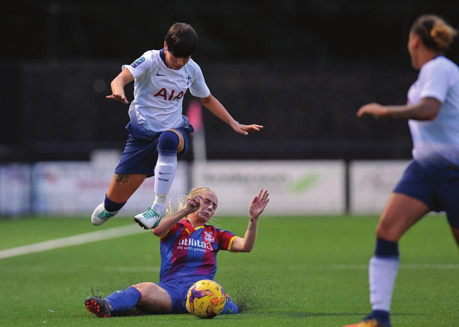 THE BIG INTERVIEW Ashleigh Neville Left back Ashleigh Neville made an incredible start to her career at Spurs Ladies last season and was rewarded for her consistent stand out performances by being