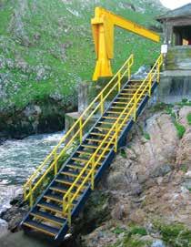 Safe-T-Span Pultruded Stair Treads Safe-T-Span Industrial & Pedestrian Stair Treads Slip resistant and non conductive Safe-T-Span pultruded stair treads offer the same level of safety, strength and