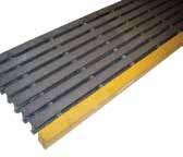 Designed for use in applications where wider support spans are required, Safe- T-Span pultruded stair treads for industrial and pedestrian applications are available in 1", 1-1/2" and 2" depths in