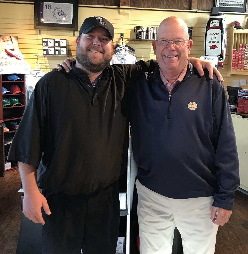 GOLF & GREENS Congratulations to Jorden Rodman on accepting a new position at Muskogee Country Club as Assistant Professional. Jorden s last day will be Tuesday, May 8th. Stop by and wish him well!