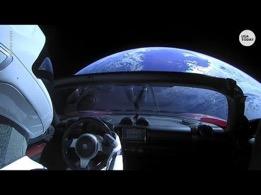 Elon Musk s Tesla Roadster, which launched on top of SpaceX s Falcon Heavy on Tuesday,