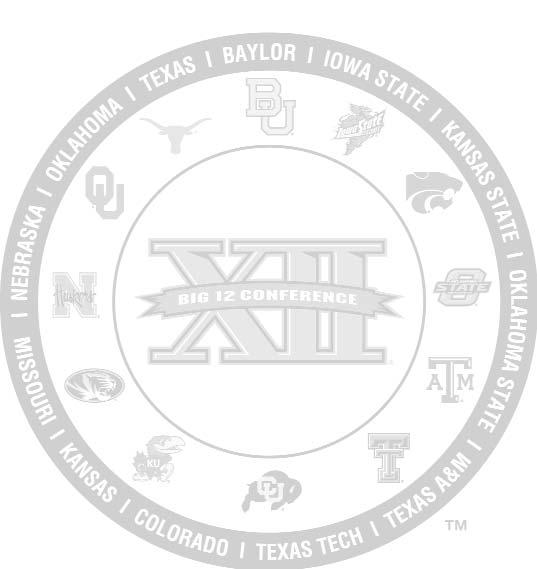 he Big 12 onference he Big 12 onference - elebrating Its 10th eason he Big 12 celebrates its 10th anniversary season of competition in 2005-06.