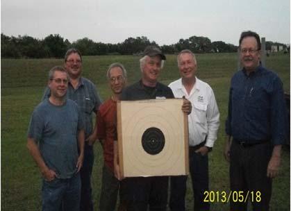 22 and red dot sight, shooting ONE HANDED. Gary Ledbetter, scoring 262-3Xs, second place, with his Ruger Mk II and a red dot sight, shooting 2-handed.