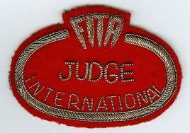 This is the badge FITA International Judges wore for many years 6.