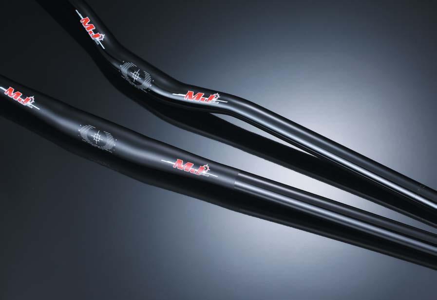 MJ-3550 DH / DJ / FR HANDLEBARS EXTRA LONG DESIGN UP TO 810 MM MJ-3550 Upsweep Double-butted 7050 T73 alloy (2.4 / 1.
