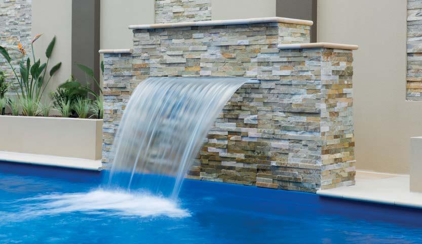 Cascade The Waterwall The Serenity The Wall Panels WIDTH HEIGHT DEPTH 8' 4' 2' WIDTH HEIGHT DEPTH 7' 10" 2' 12"
