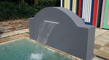Leisure Pools has also created an innovative 2 nook into the back of the Waterwall that can allow for hidden